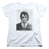 Elvis Presley Framed Classic Women's T-Shirt White