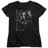 Elvis Presley Leathered Classic Women's T-Shirt Black