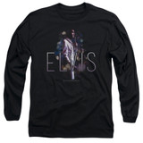 Elvis Presley Dream State Classic Adult Long Sleeve T-Shirt Black