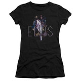 Elvis Presley Dream State Classic Junior Women's Sheer T-Shirt Black