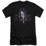 Elvis Presley Dream State Classic Premuim Canvas Adult Slim Fit T-Shirt Black