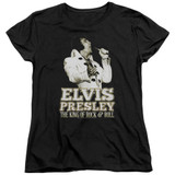 Elvis Presley Golden Classic Women's T-Shirt Black