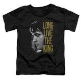 Elvis Presley Long Live The King Classic Toddler T-Shirt Black
