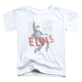 Elvis Presley Iconic Pose Classic Toddler T-Shirt White