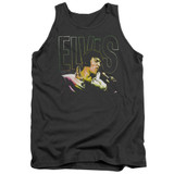 Elvis Presley Multicolored Classic Adult Tank Top T-Shirt Charcoal