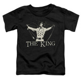 Elvis Presley Ornate King Classic Toddler T-Shirt Black