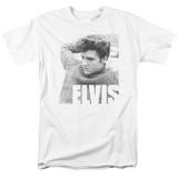 Elvis Presley Relaxing Classic Adult 18/1 T-Shirt White