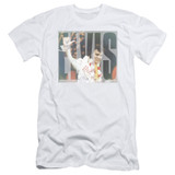 Elvis Presley Aloha Knockout Classic Adult 30/1 T-Shirt White