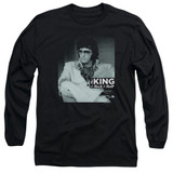 Elvis Presley Good To Be Classic Adult Long Sleeve T-Shirt Black
