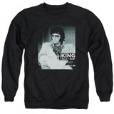 Elvis Presley Good To Be Classic Adult Crewneck Sweatshirt Black