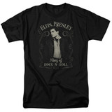 Elvis Presley Rock Legend Classic Adult 18/1 T-Shirt Black