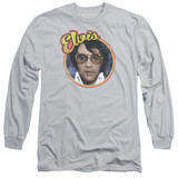Elvis Presley Matchbox Elvis Classic Adult Long Sleeve T-Shirt Silver
