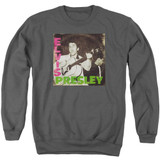 Elvis Presley First LP Classic Adult Crewneck Sweatshirt Charcoal
