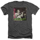 Elvis Presley First LP Classic Adult Heather T-Shirt Charcoal