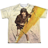 AC/DC Higher Voltage Youth Sublimated Crew T-Shirt White