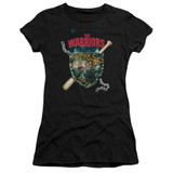 The Warriors Shield S/S Junior Women's T-Shirt Sheer Black