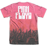 Pink Floyd Live (Front/Back Print) Adult Sublimated T-Shirt White