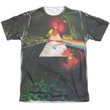 Pink Floyd Dark Side Of The Moon (Front/Back Print) Adult Sublimated T-Shirt White