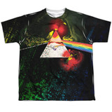 Pink Floyd Dark Side Of The Moon (Front/Back Print) Youth Sublimated Crew T-Shirt White