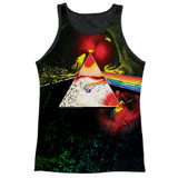 Pink Floyd Dark Side Of The Moon Adult Sublimated Tank Top T-Shirt White/Black