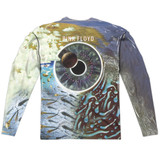 Pink Floyd Pulse (Front/Back Print) Adult Sublimated Long Sleeve T-Shirt White