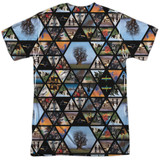 Pink Floyd Photographs (Front/Back Print) Adult Sublimated Crew T-Shirt White