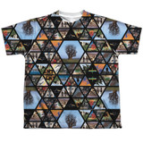 Pink Floyd Photographs (Front/Back Print) Youth Sublimated Crew T-Shirt White