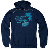 Fast Times at Ridgemont High All I Need Adult Pullover Hoodie Sweatshirt Navy