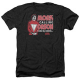 Mork & Mindy Mork Calling Orson Adult T-Shirt Heather Black