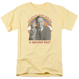 Mister Rogers A Special Day S/S Adult 18/1 T-Shirt Banana