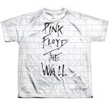 Roger Waters Pink Floyd The Wall (Front/Back Print) Youth Sublimated Crew T-Shirt White