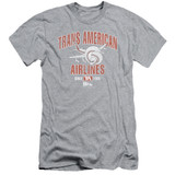 Airplane Trans American Adult 30/1 T-Shirt Athletic Heather