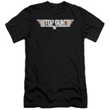 Top Gun Logo S/S Adult 30/1 T-Shirt Black