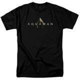 Aquaman Movie Logo Adult 18/1 T-Shirt Black