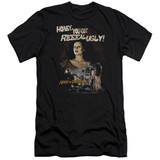 Army of Darkness Reeeal Ugly Premium Canvas Adult Slim Fit 30/1 T-Shirt Black