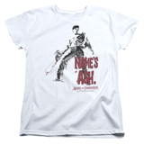 Army of Darkness Names Ash Women's T-Shirt White