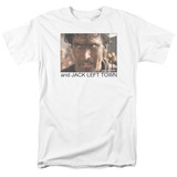 Army of Darkness Jack Left Town Adult 18/1 T-Shirt White