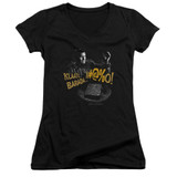 Army of Darkness Klaatu...Barada Junior Women's V-Neck T-Shirt Black