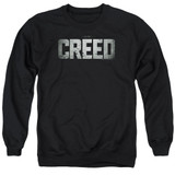 Creed Logo Adult Crewneck Sweatshirt Black