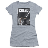 Creed Poster Junior Women's Sheer T-Shirt Athletic Heather