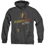 AC/DC Powerage Adult Heather Pullover Hoodie Sweatshirt Black