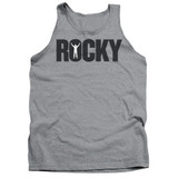 Rocky Logo Adult Tank Top T-Shirt Heather