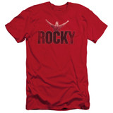 Rocky Victory Distressed Adult 30/1 T-Shirt Red