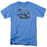 Rocky You're A Bum Adult 18/1 T-Shirt Carolina Blue