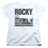 Rocky Top Of Stairs Women's T-Shirt White
