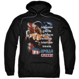 Rocky II The One And Only Adult Pullover Hoodie Sweatshirt Black
