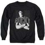 Rocky Shirt Adult Crewneck Sweatshirt Black