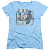 Rocky Big Fight Women's Classic T-Shirt Light Blue