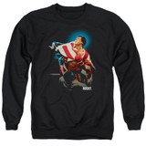 Rocky Victory Adult Crewneck Sweatshirt Black