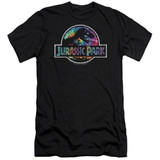 Jurassic Park Prehistoric Groove Premium Adult 30/1 T-Shirt Black